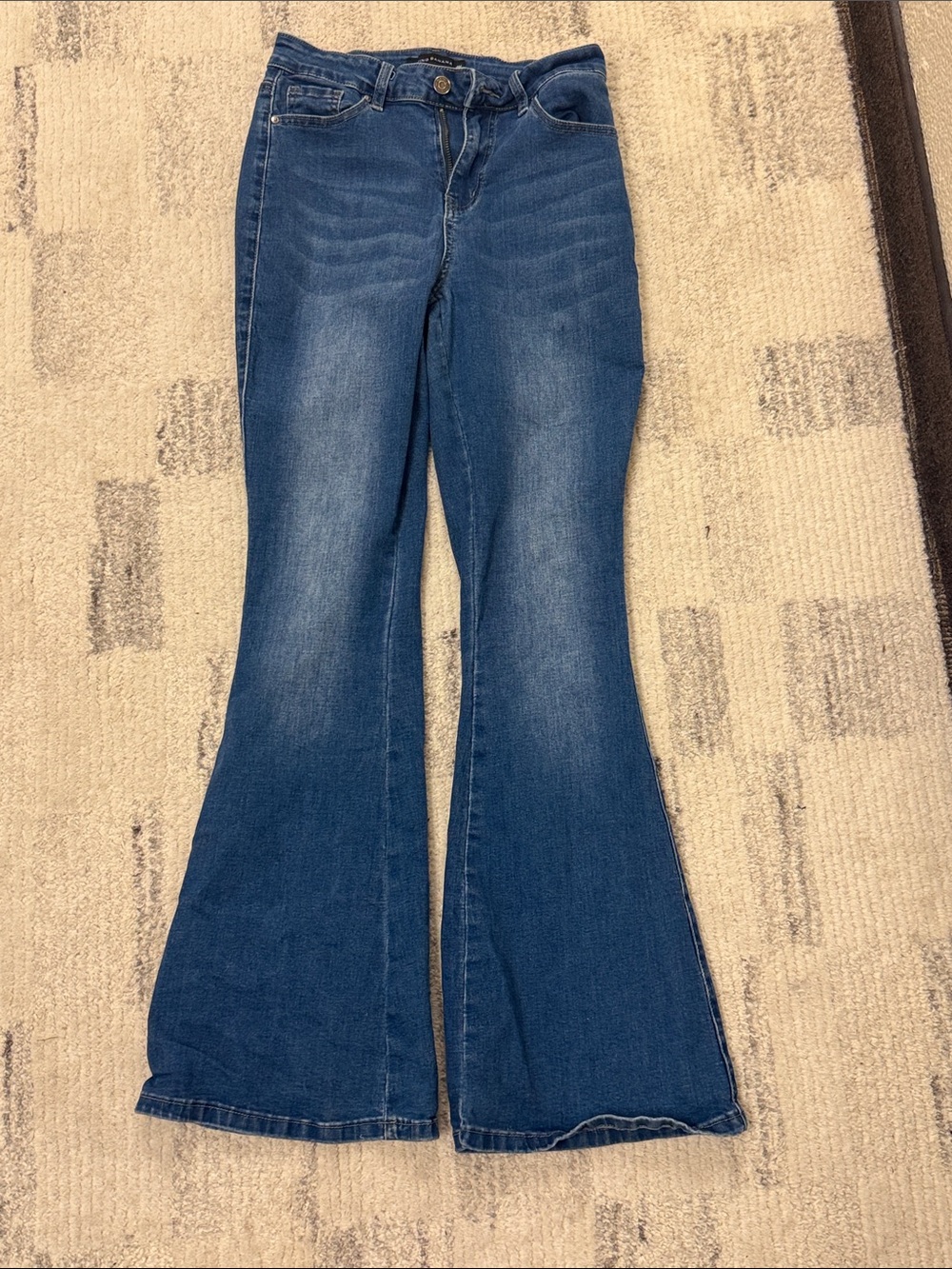 Flying Banana Dark Blue Flare Jeans